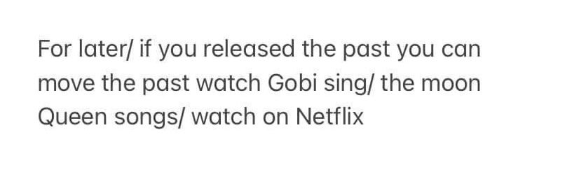 If You Release The&nbsp;Past.