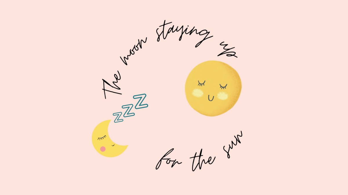 The Moon Staying Up For The&nbsp;Sun.